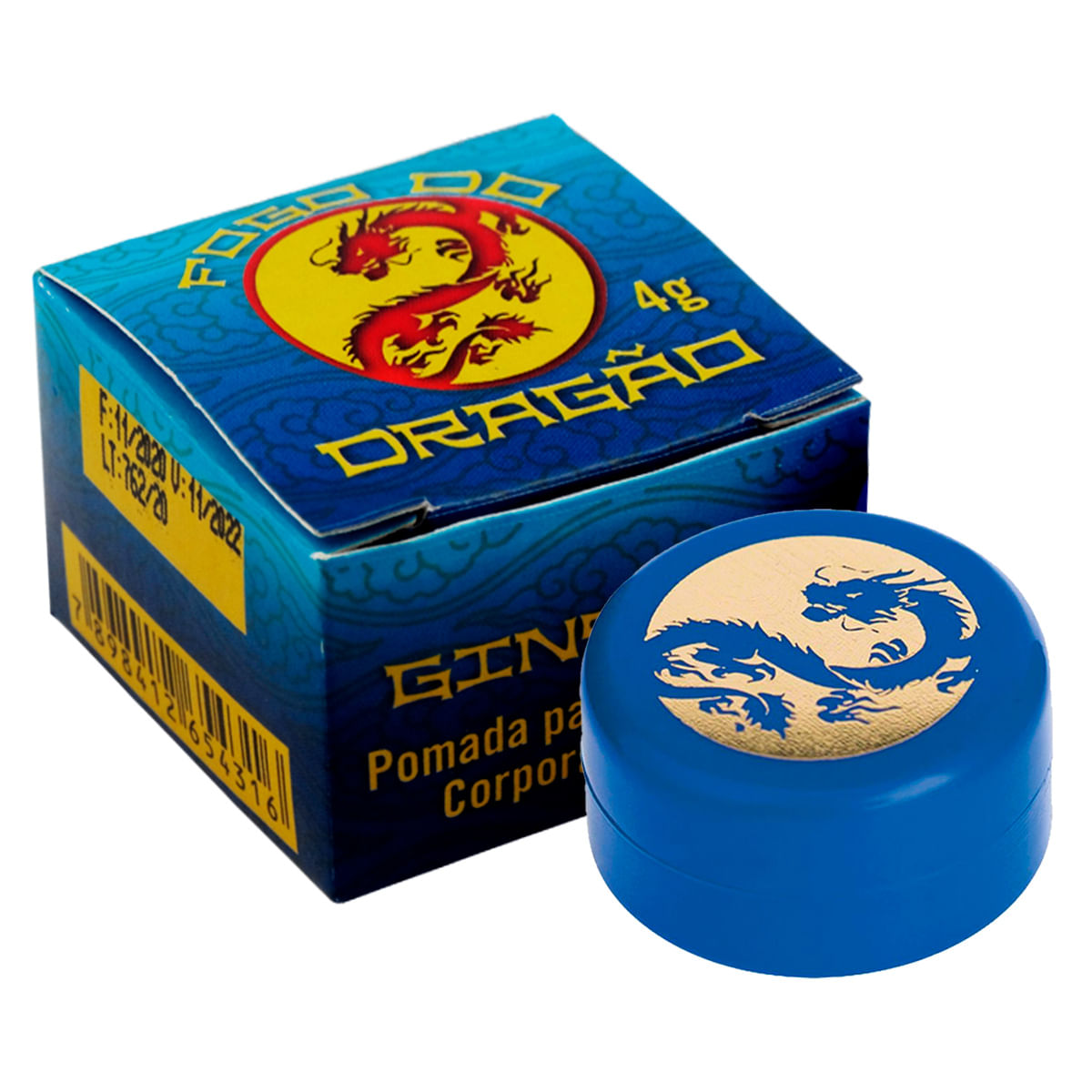 Fogo do Dragão Ginseng Pomada para Massagem Corporal Oriental 4 g Sofisticatto Fogo do Dragão Ginseng Pomada para Massagem Corporal Oriental 4 g Sofisticatto