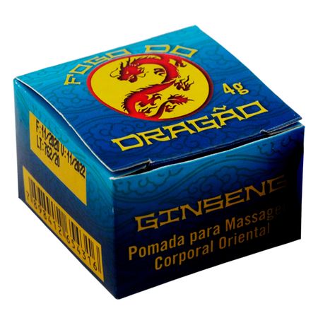 Fogo do Dragão Ginseng Pomada para Massagem Corporal Oriental 4 g Sofisticatto