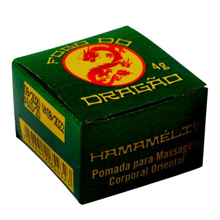 Fogo do Dragão Hamamélis Pomada para Massagem Corporal Oriental 4 g Sofisticatto