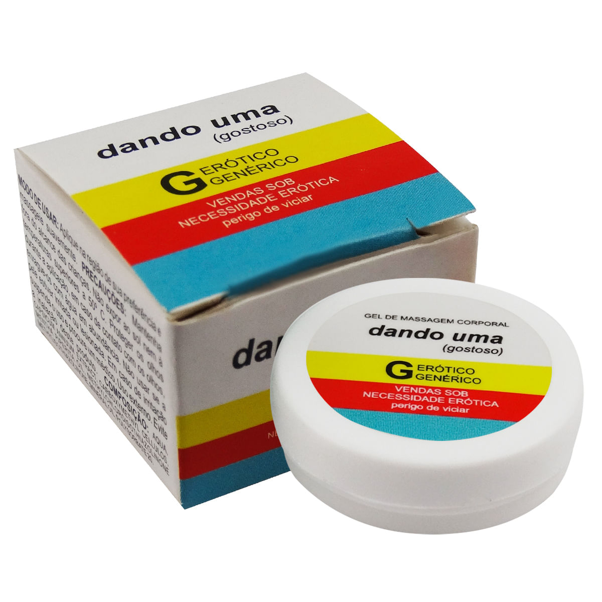 Dando Uma Gostoso Pomada com Ação Vasodilatadora 3g Linha Farmacinha do Riso Secret Love
