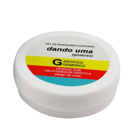 Dando Uma Gostoso Pomada com Ação Vasodilatadora  3g Linha Farmacinha do Riso Secret Love