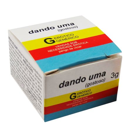 Dando Uma Gostoso Pomada com Ação Vasodilatadora  3g Linha Farmacinha do Riso Secret Love