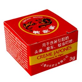 Creme Japonês Dragon & Tiger Pomada Excitante Hot 3g Secret Love