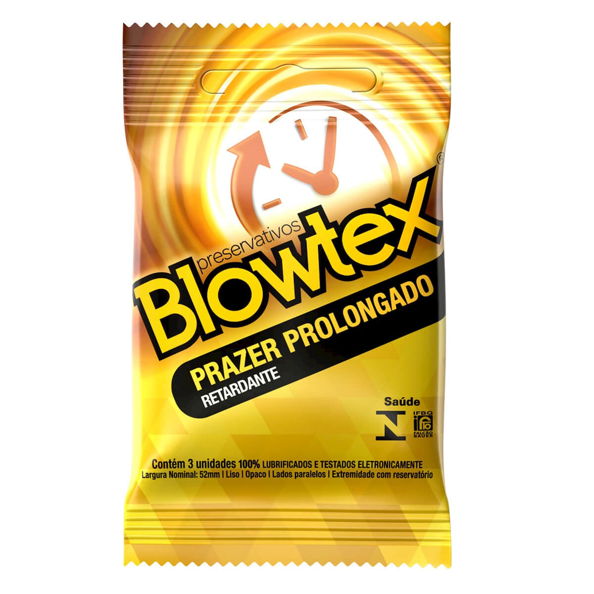 Preservativos Lubrificados Prazer Prolongado Efeito Retardante 3und Blowtex Preservativos Lubrificados Prazer Prolongado Efeito Retardante 3und Blowtex