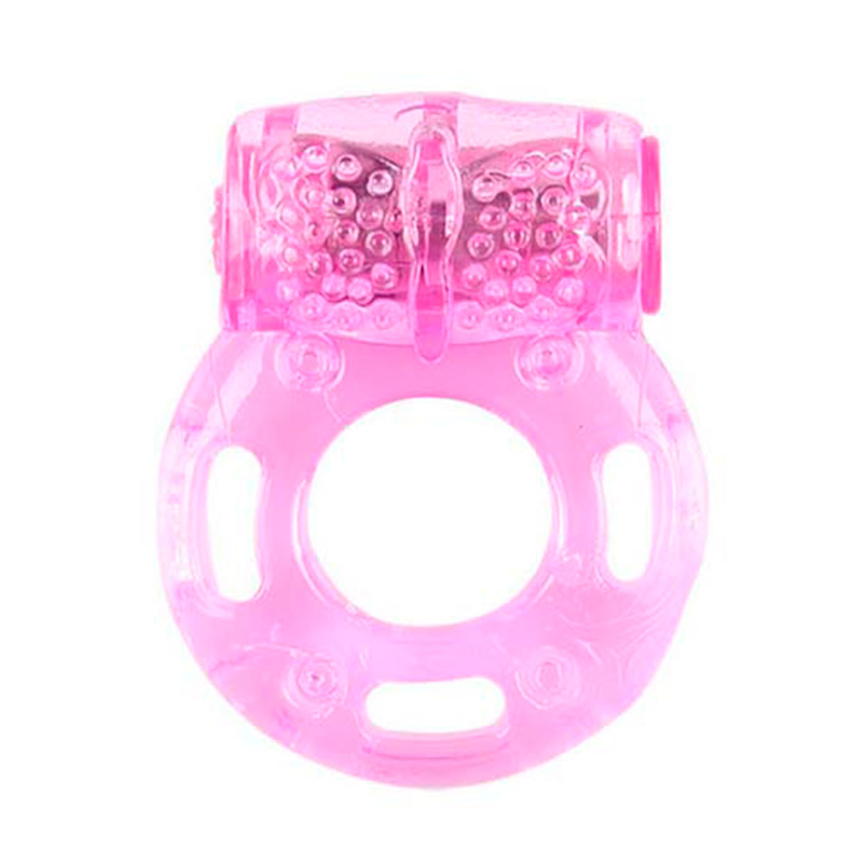 Anel Peniano com Cápsula Vibratória em Formato de Borboleta 3R Import Anel Peniano com Cápsula Vibratória em Formato de Borboleta 3R Import