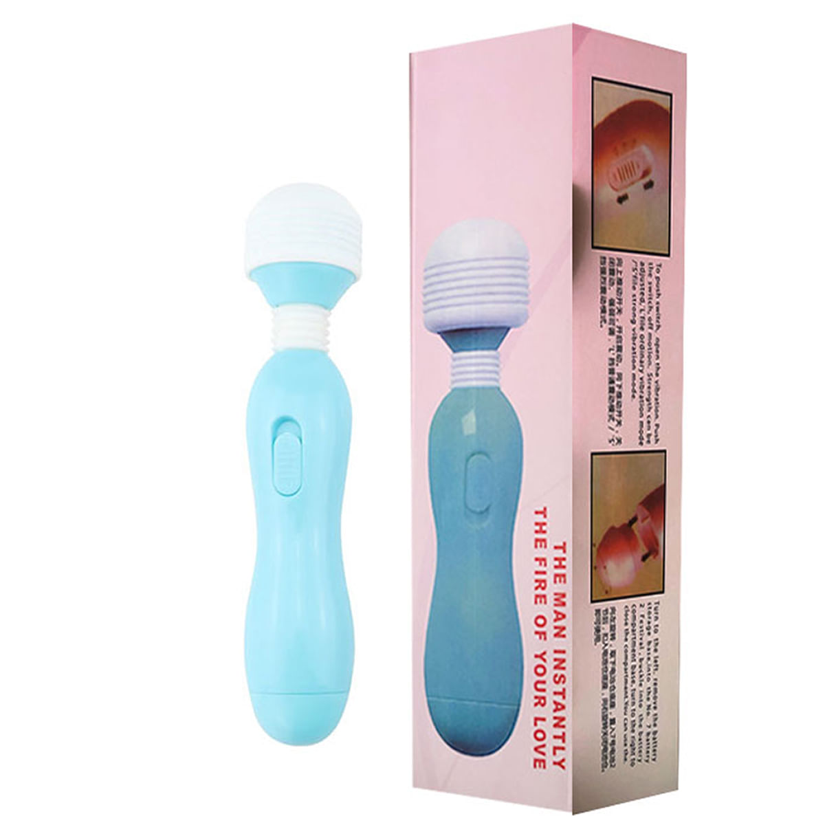 Massageador Corporal Clitoriano com Cabeça Flexível 3R Import