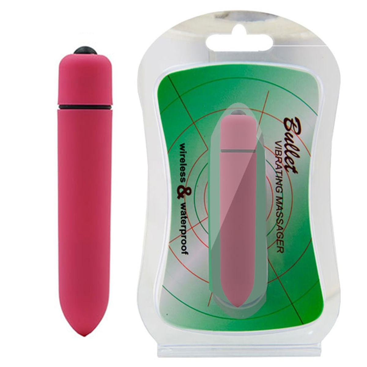 Bullet Vibrating Massager Cápsula Longa com 10 Modos de Vibração 3R Import Bullet Vibrating Massager Cápsula Longa com 10 Modos de Vibração 3R Import