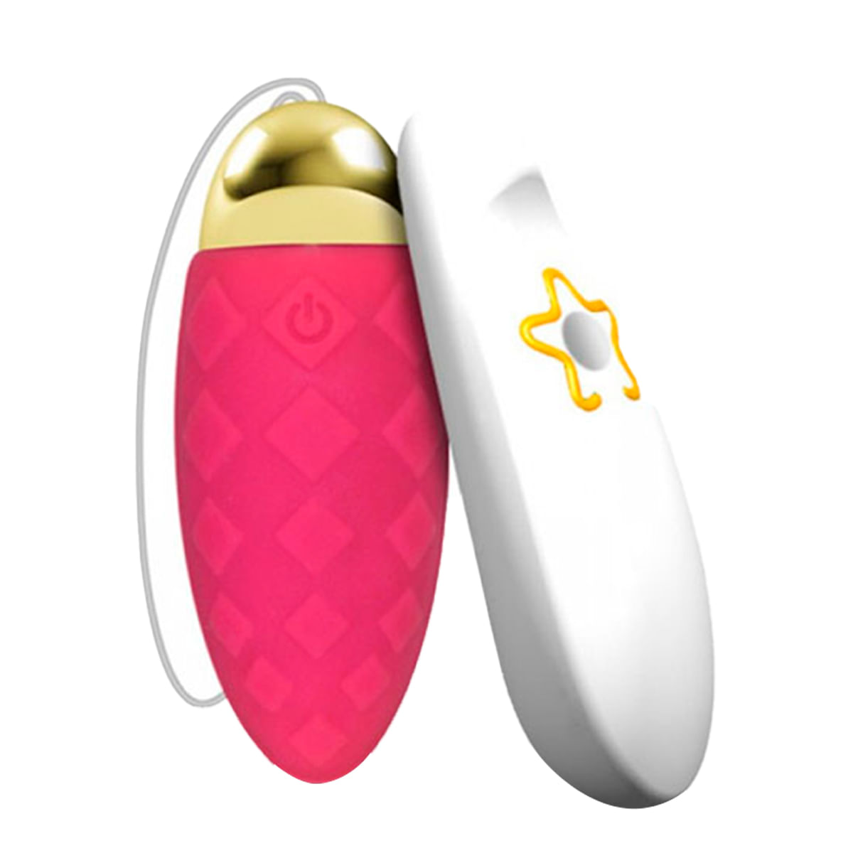 Dini Vibrating Egg Bullet Cápsula Vibratória Texturizada com 10 Modos de Vibração 3R Import