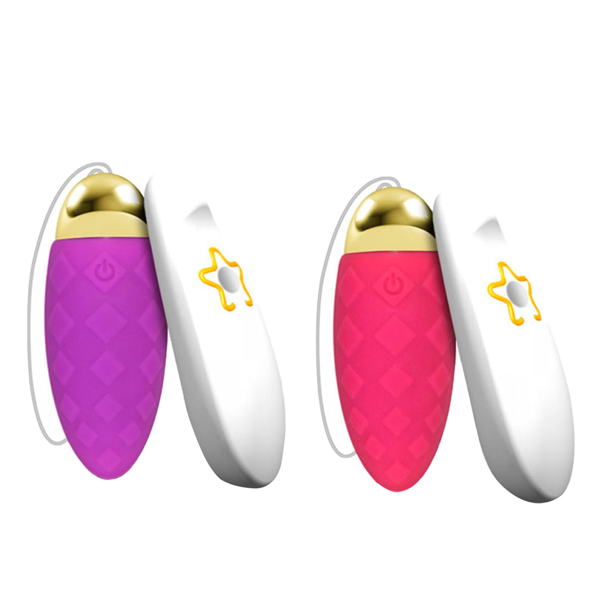 Dini Vibrating Egg Bullet Cápsula Vibratória Texturizada com 10 Modos de Vibração 3R Import