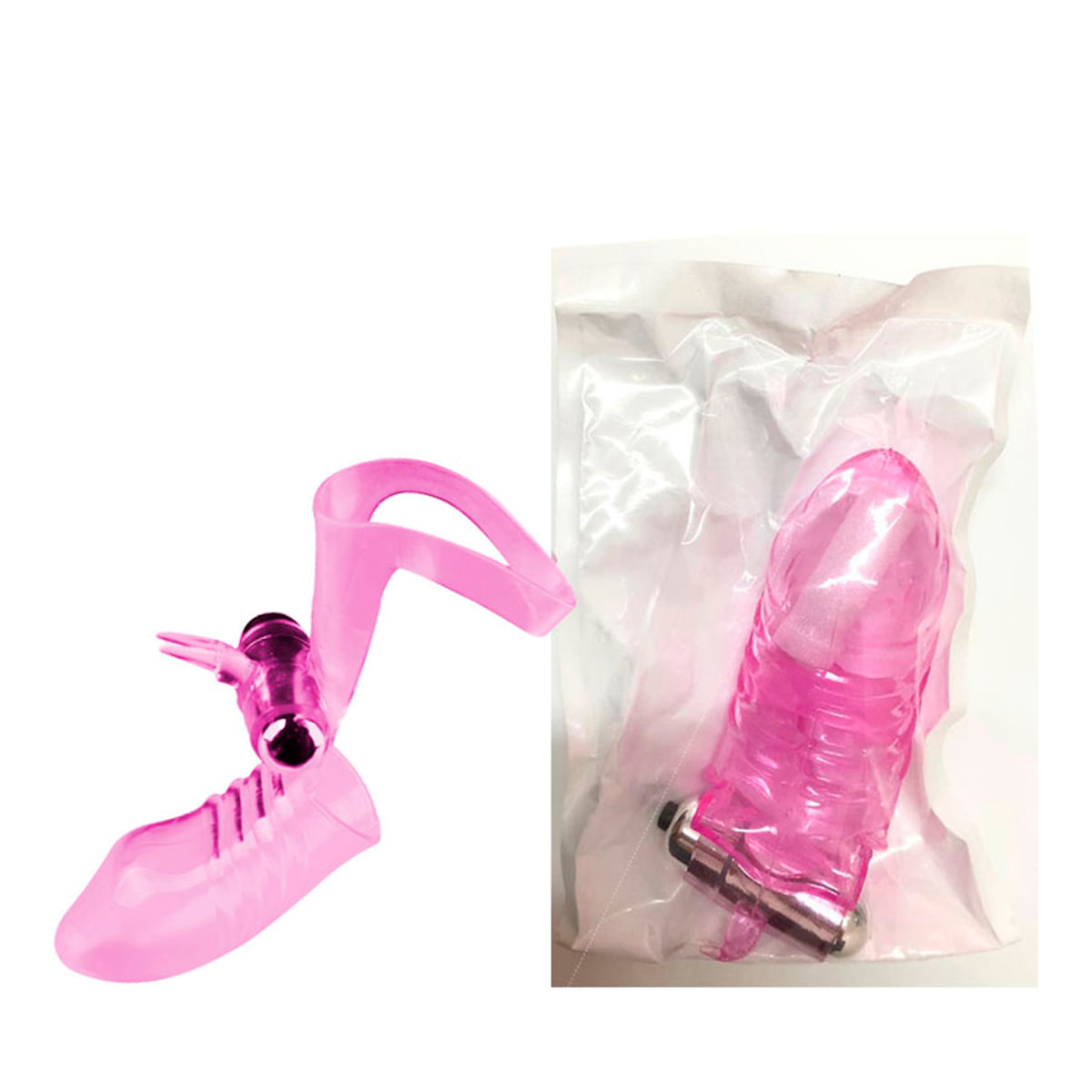Finger Vibrating Capa Para Dedos com Estimulador Clitoriano 3R Import