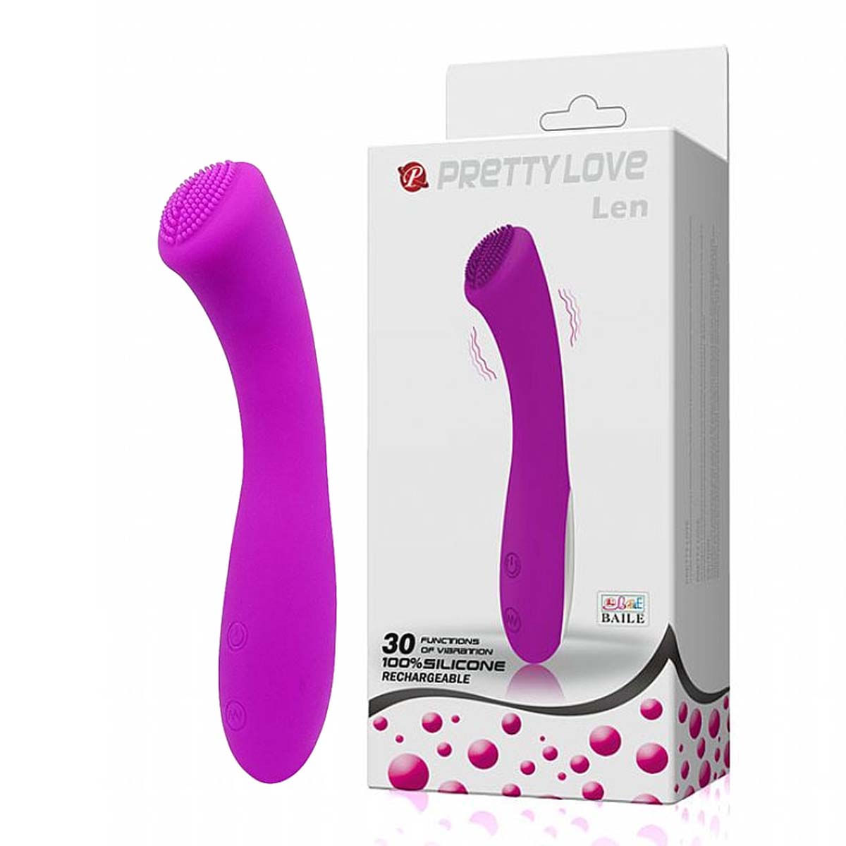 Pretty Love Len Estimulador de Clitóris com 30 Modos de Vibração Sexy Import