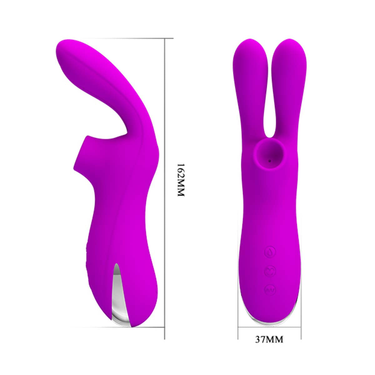 Pretty Love Ralap Estimulador Clitoriano Rabbit com 7 Modos de Sucção Sexy Import