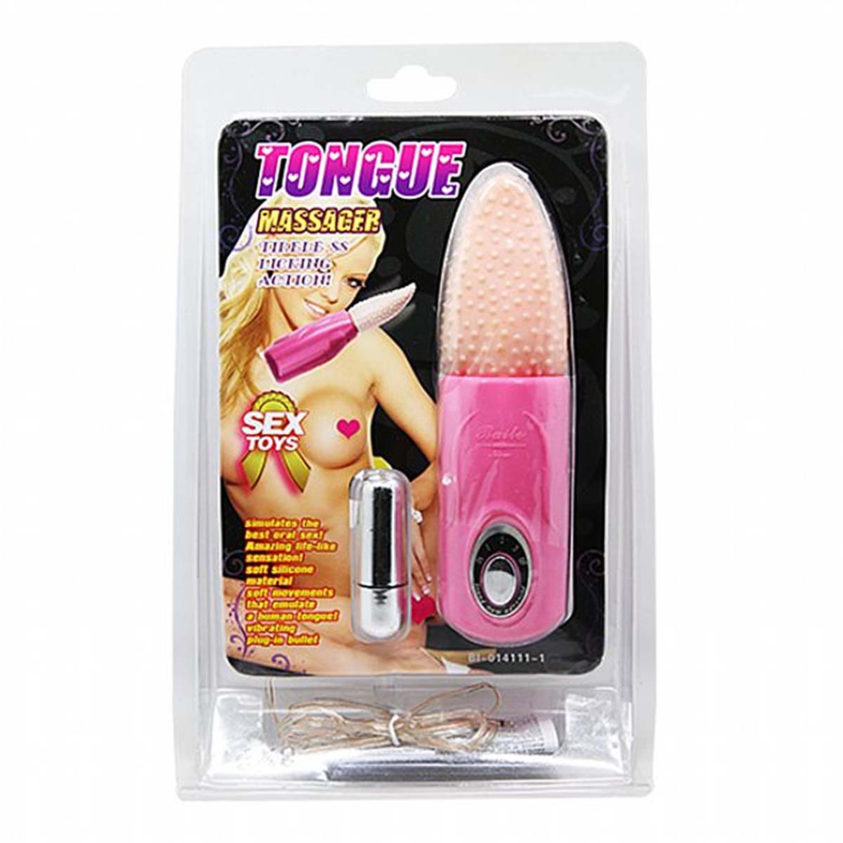 Tongue Estimulador Feminino em Formato de Língua com 3 Modos de Vibração e Rotação Sexy Import Tongue Estimulador Feminino em Formato de Língua com 3 Modos de Vibração e Rotação Sexy Import