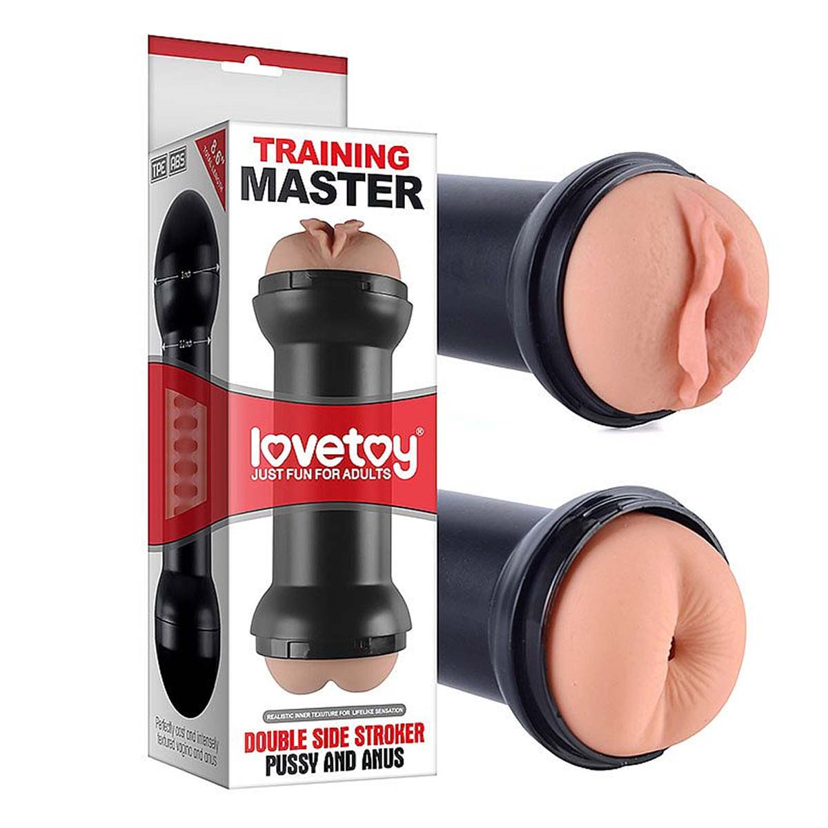 Lovetoy Training Master Masturbador Masculino Lanterna com Formato de Vagina e Anus Sexy Import