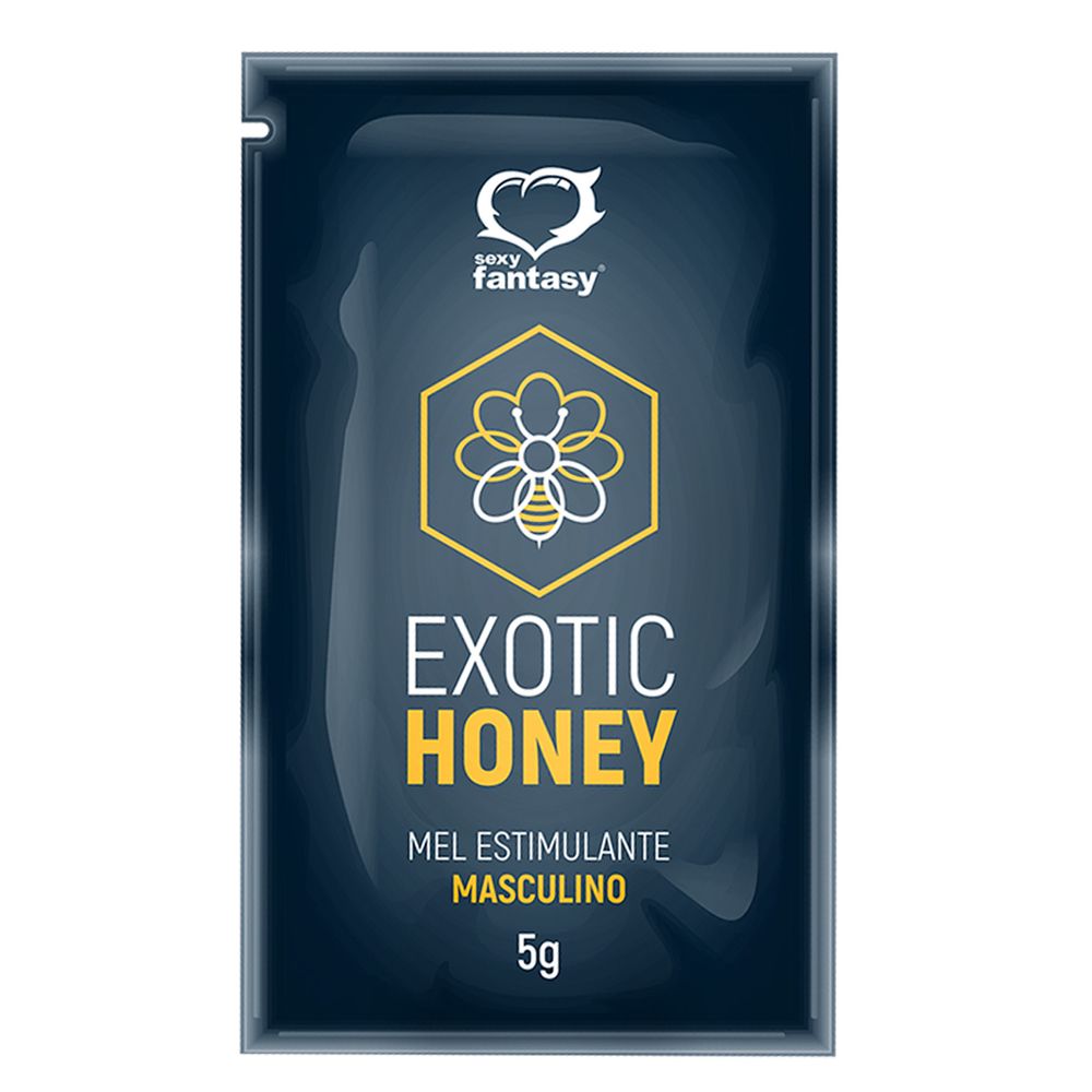 Exotic honey gel estimulante masculino sachê 5g sexy fantasy