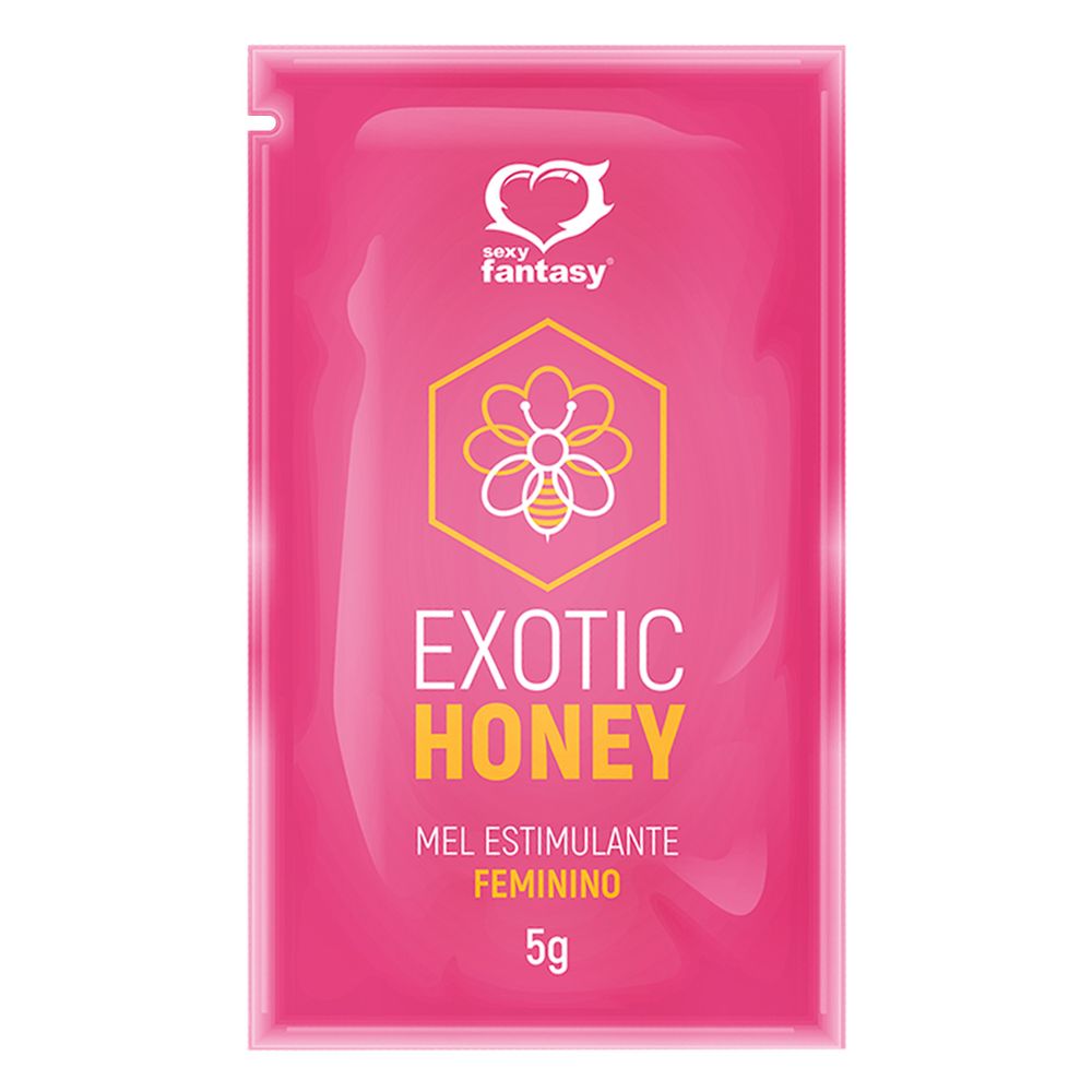 Exotic honey gel estimulante feminino sachê 5g sexy fantasy