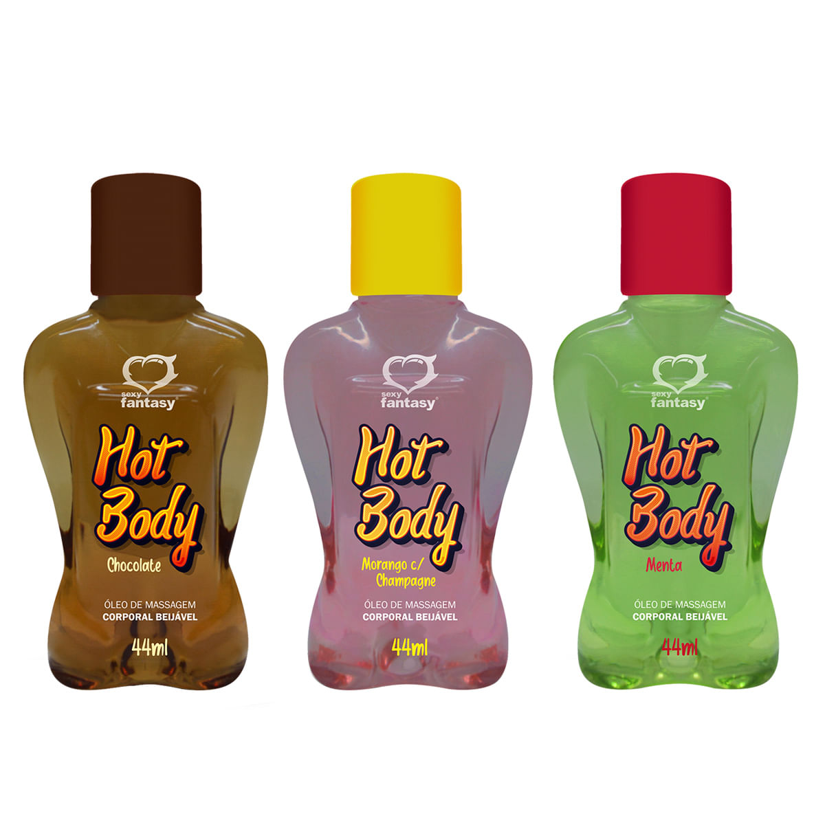 Hot Body Óleo de Massagem Beijável 44ml Sexy Fantasy