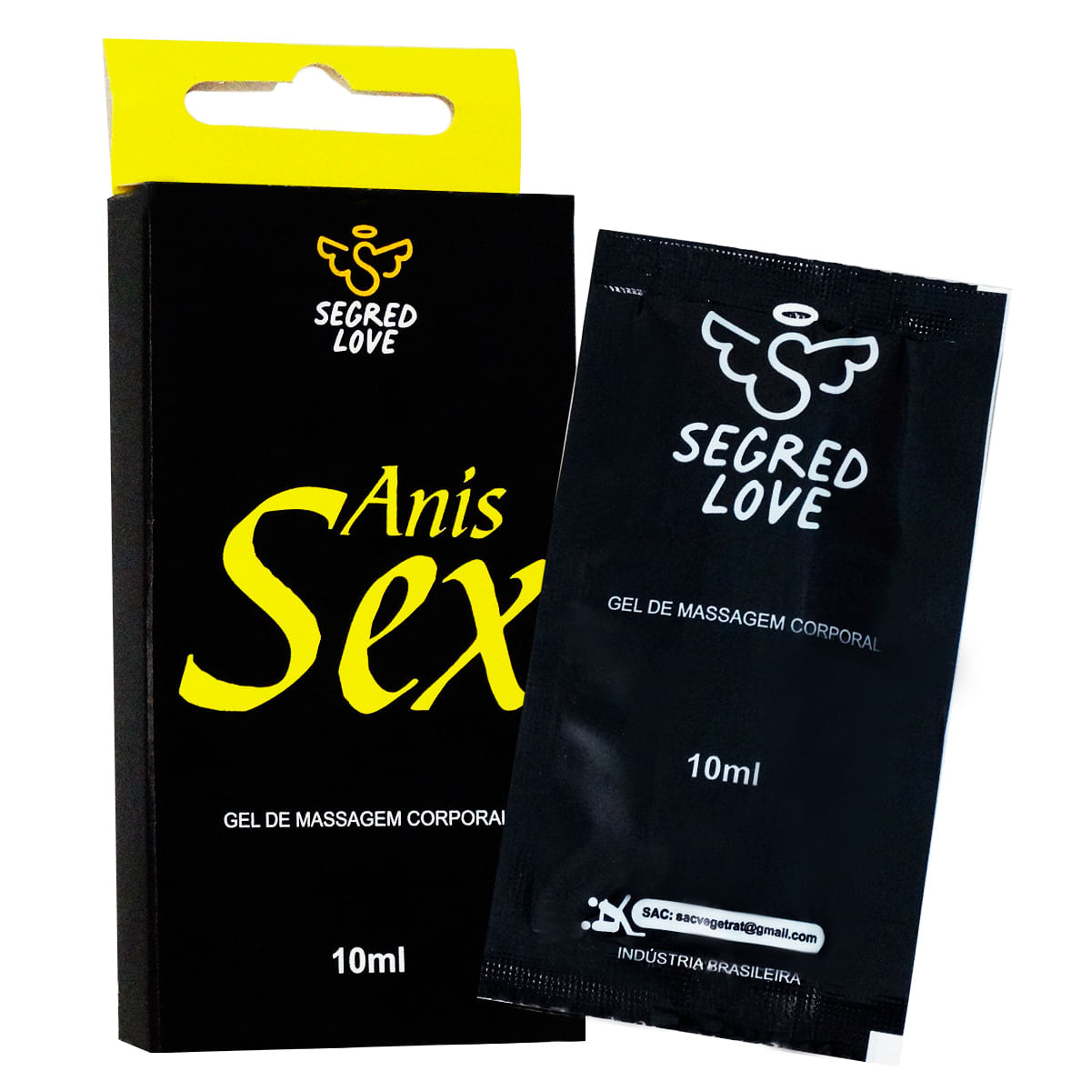 Anis Sex Gel Dessensibilizante Sachê 10ml Segret Love