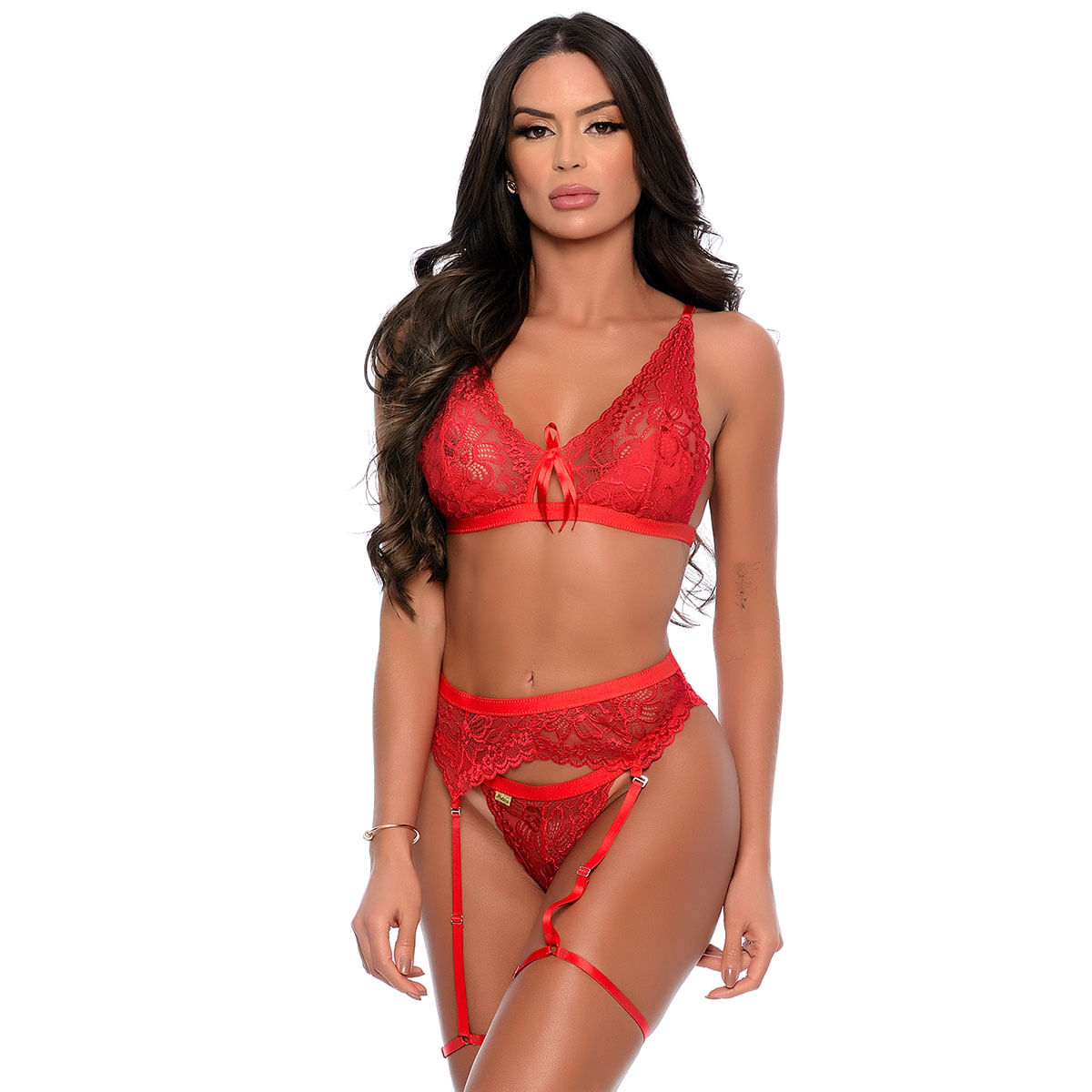 Conjunto Emily Sem Bojo com Cinta Liga Patitex