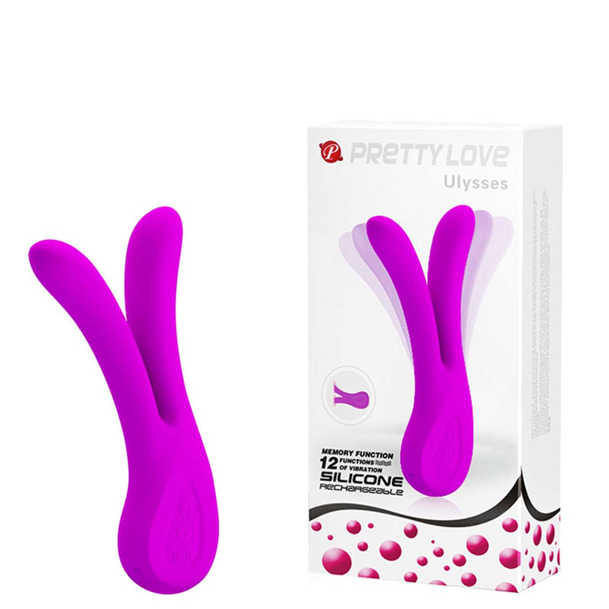 Pretty Love Ulysses Vibrador com 12 Modos de Vibração 3R Import Pretty Love Ulysses Vibrador com 12 Modos de Vibração 3R Import