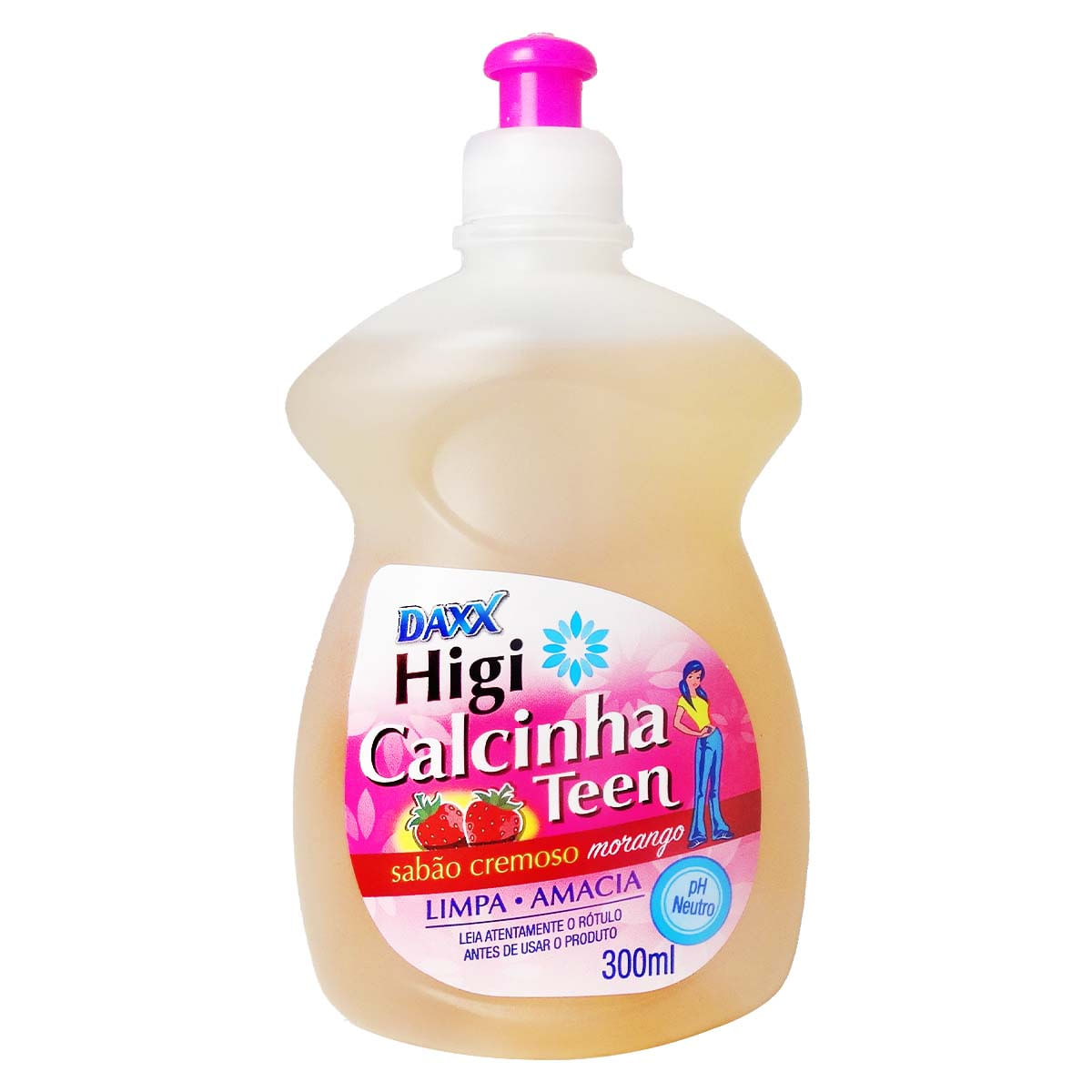 Higi Calcinha Teen Sabão Cremoso para Higienização de peças Íntimas 300ml Daxx Higi Calcinha Teen Sabão Cremoso para Higienização de peças Íntimas 300ml Daxx