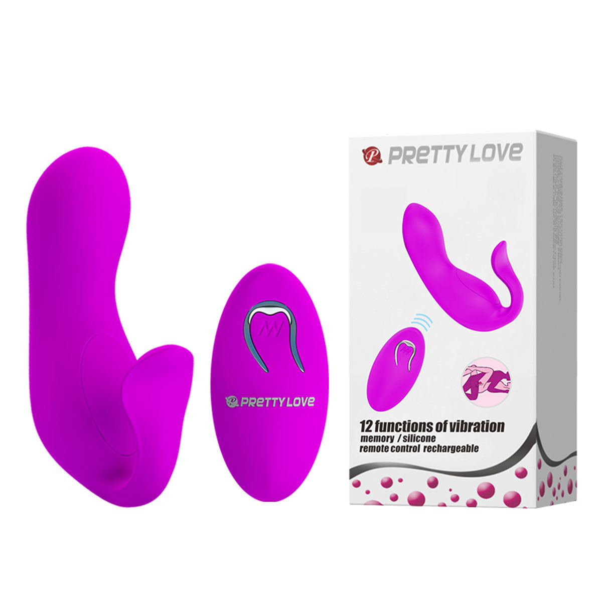 Pretty Love Tyler Vibrador com Estimulador para Casais com 12 Modos de Vibração Sexy Import