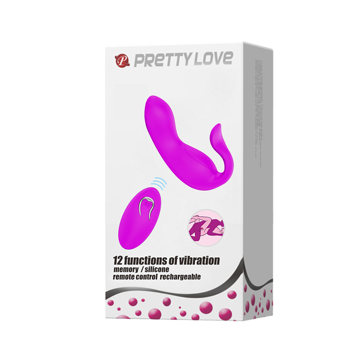 Pretty Love Tyler Vibrador com Estimulador para Casais com 12 Modos de Vibração Sexy Import