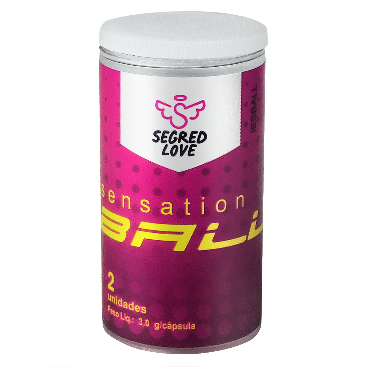 Sensation Ball Capsula de Óleo Corporal 2 unidades Secret Love Sensation Ball Capsula de Óleo Corporal 2 unidades Secret Love