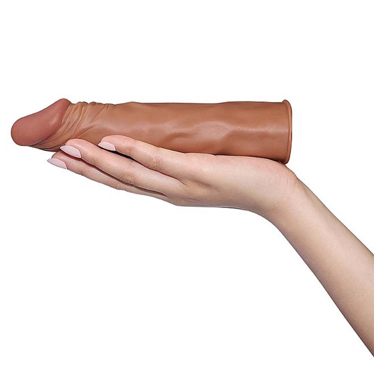 Lovetoy Pleasure Series Capa Peniana com Veias e Cyberskin 19cm Sexy Import