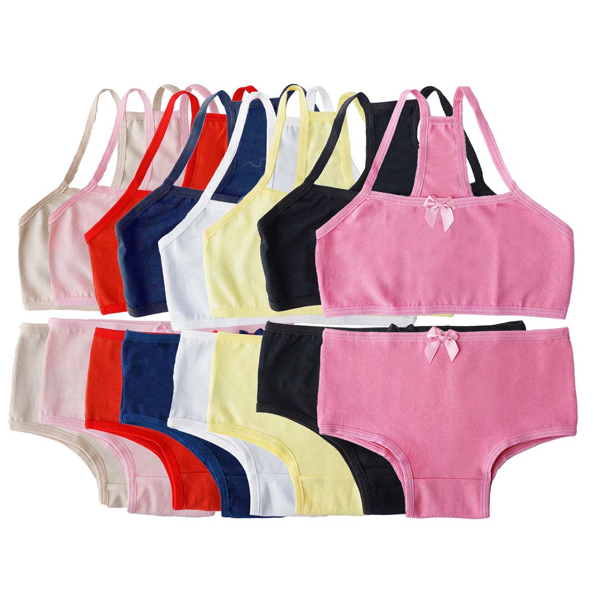 Conjunto Top Infantil Liso Patitex