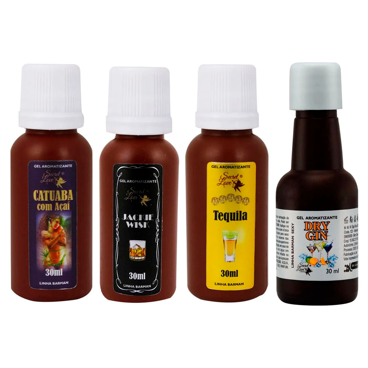 Barman Sexy Óleo Aromatizante Esquenta Dry Gin 30ml Secret Love