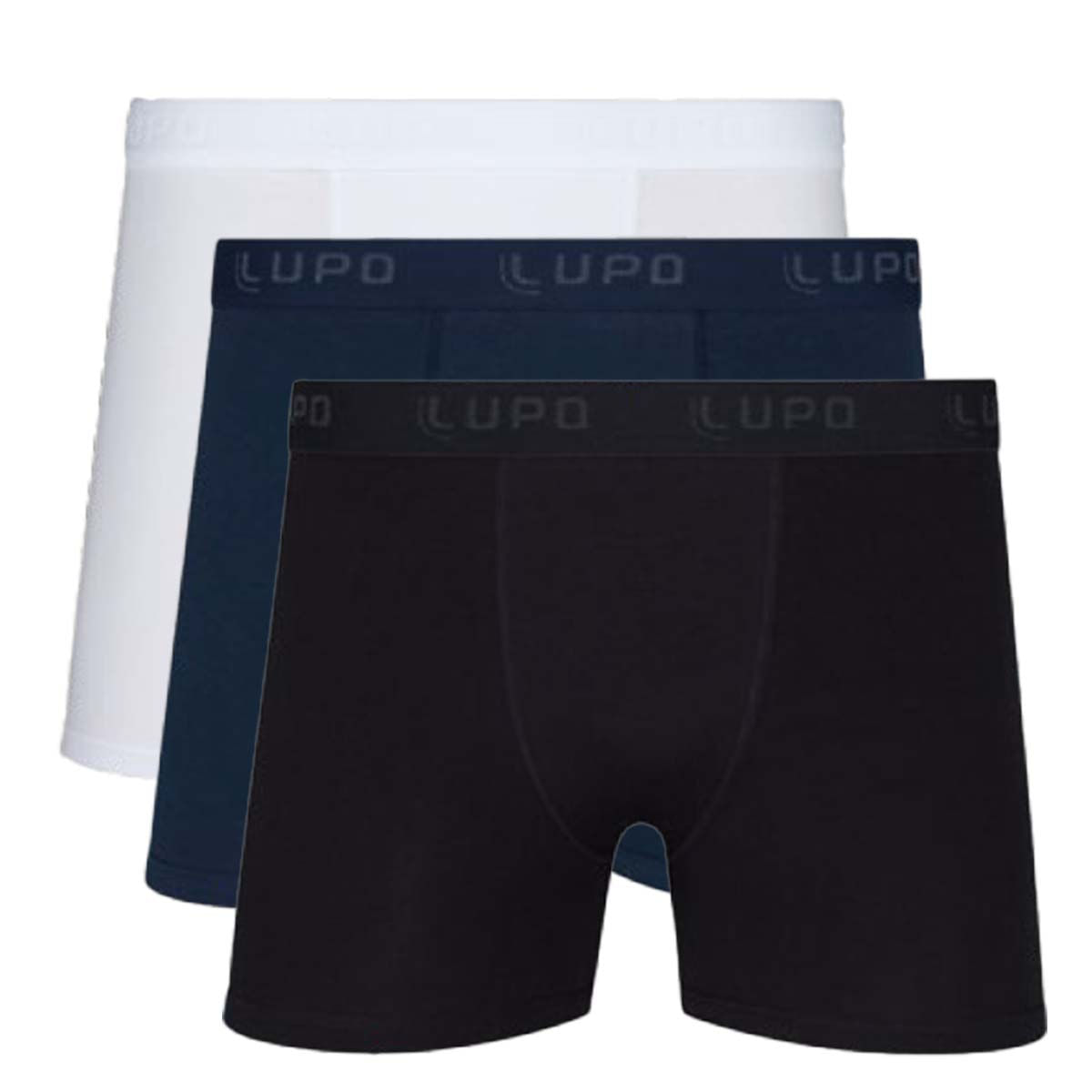 Cueca Boxer em Algodão com Detalhes no Cós Lupo