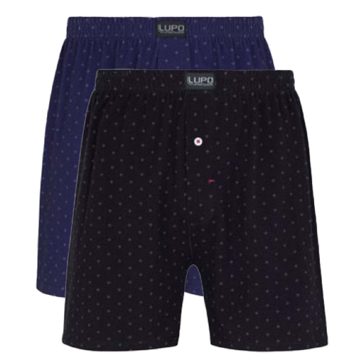 Samba-Canção Estampada em Malha de Algodão Lupo