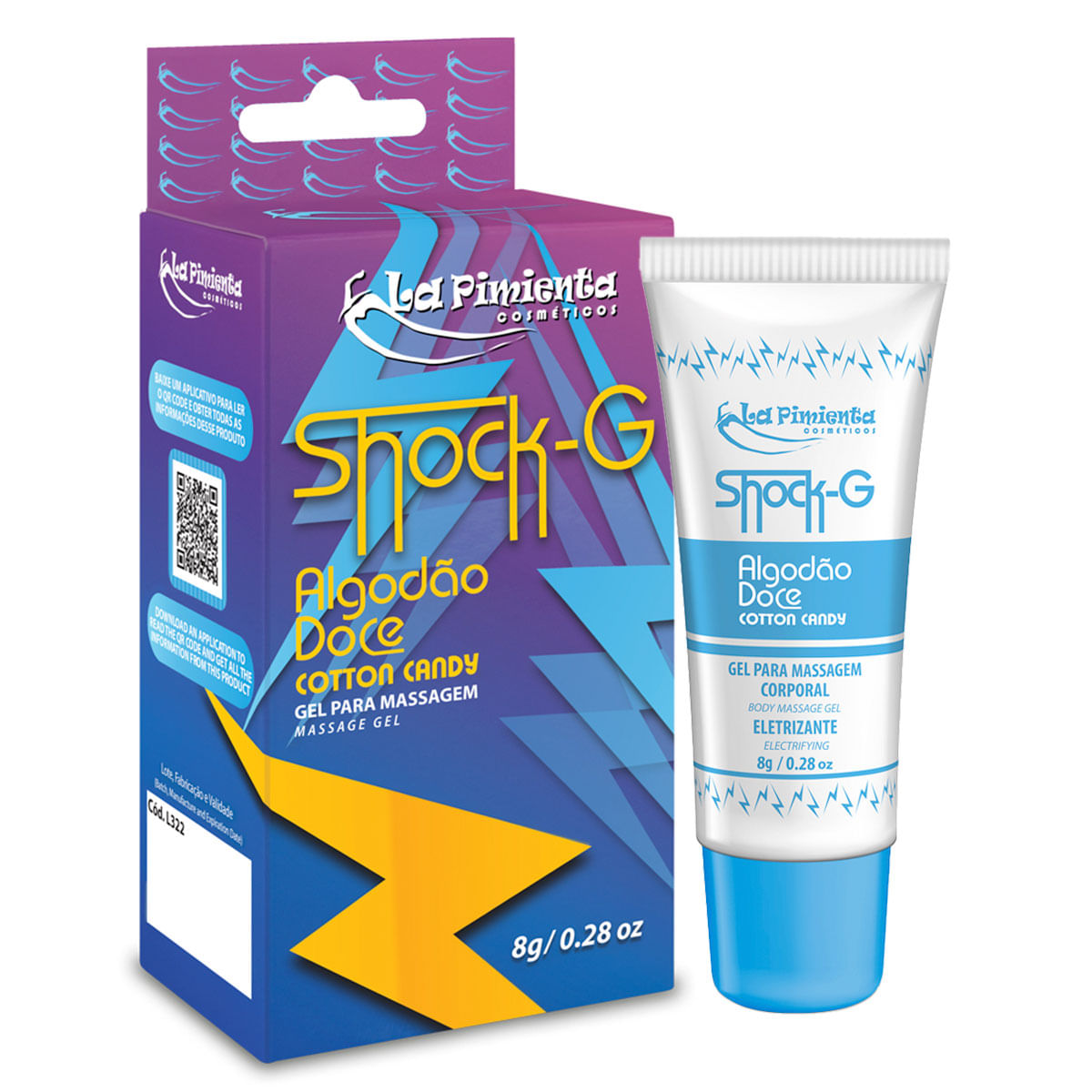 Shock G Vibrador Líquido Excitante 8g La Pimienta