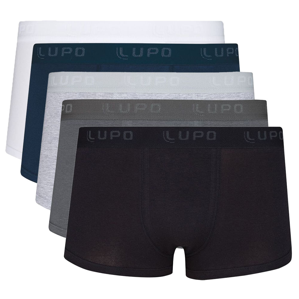 Cueca Modelo Sunga Lisa em Algodão Lupo