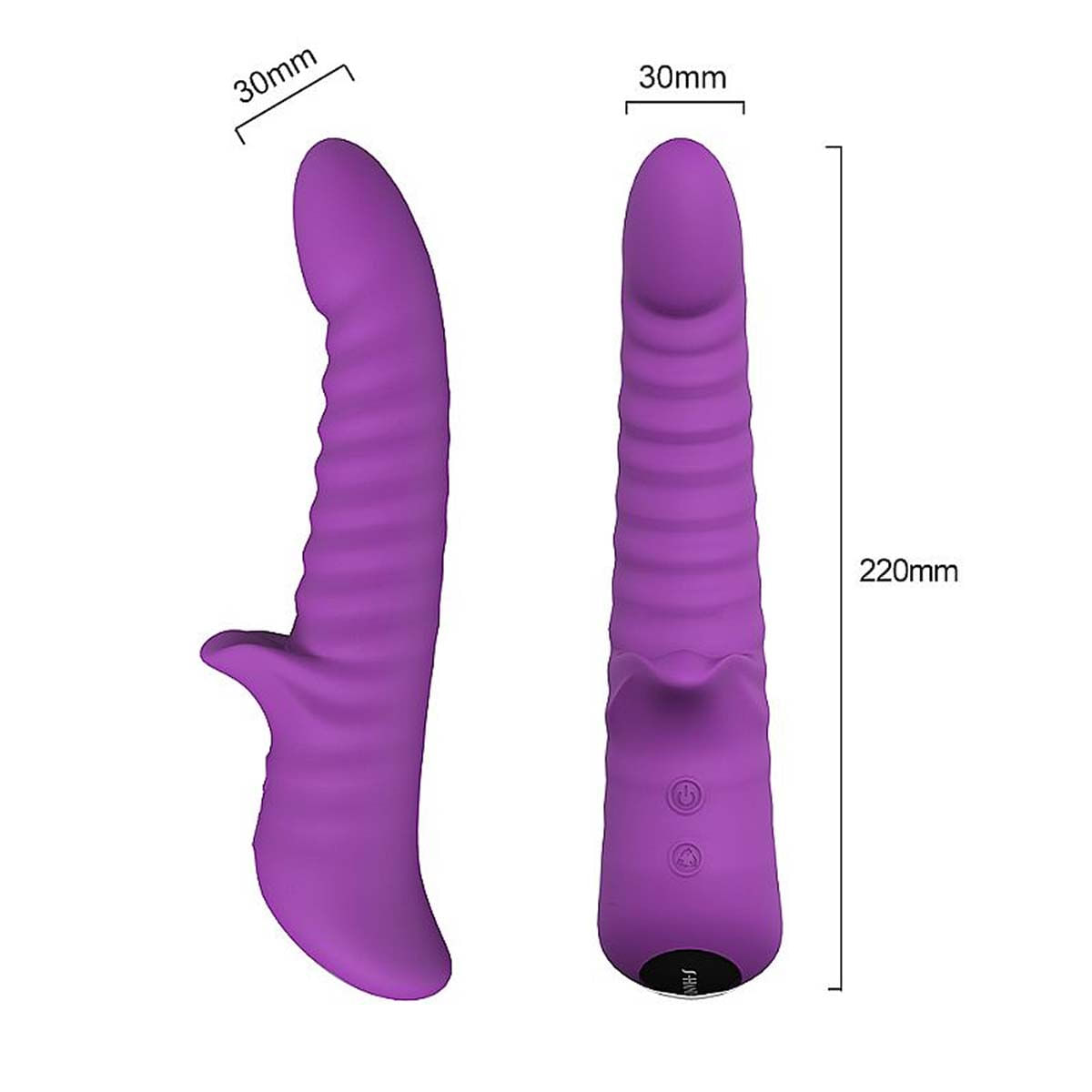 S-Hande Aurora Massageador de Ponto G e Clitóris com 9 Modos de Vibração Sexy Import
