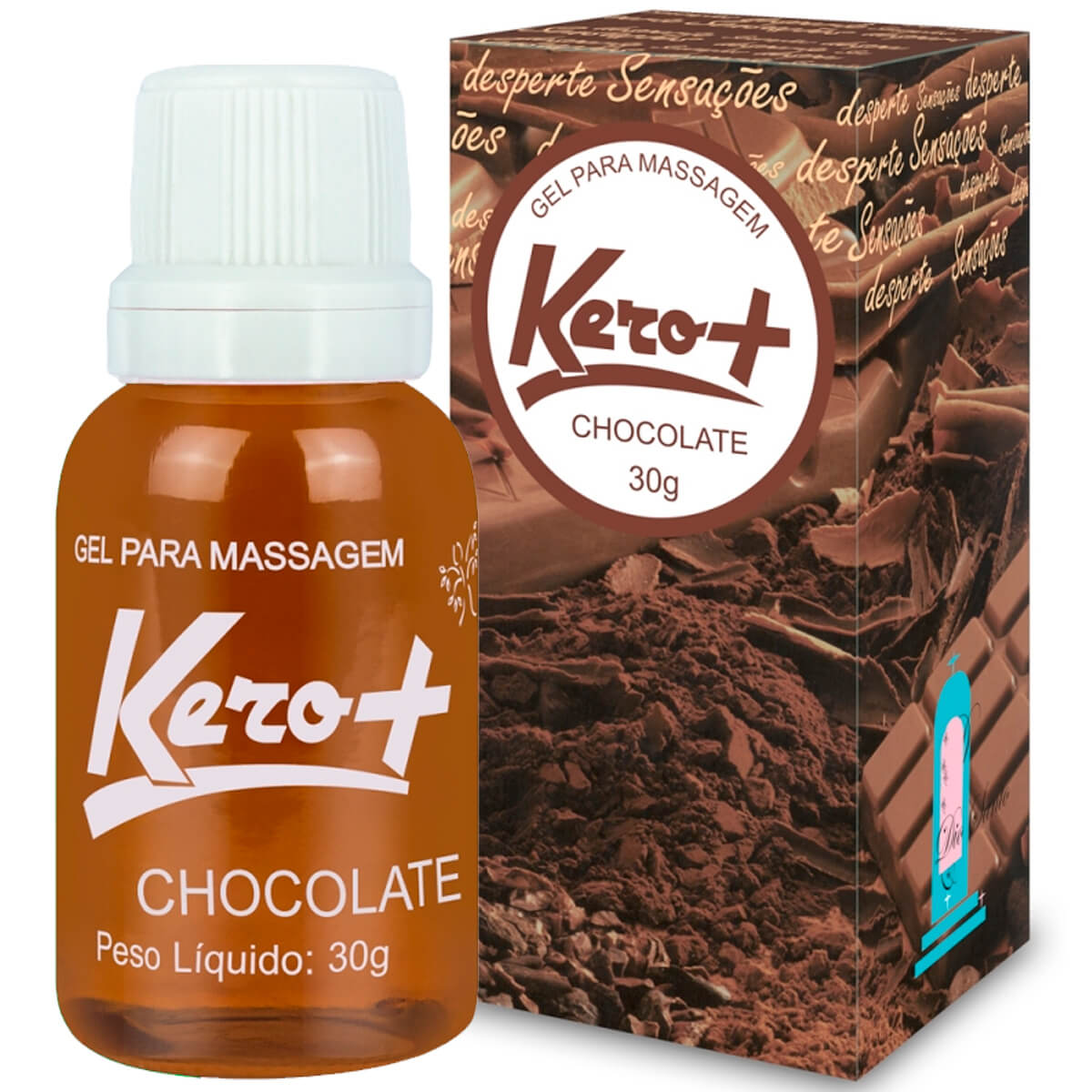 Kero + Gel Beijável para Massagem 30 g Pau Brasil Kero + Gel Beijável para Massagem 30 g Pau Brasil