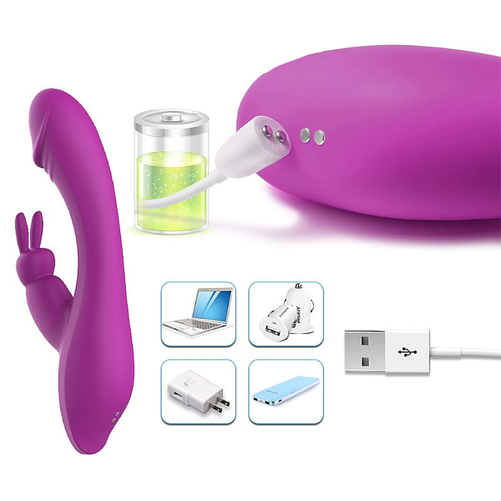 S-Hande Naughty U Massageador de Ponto G com 7 Modos de Vibração Sexy Import
