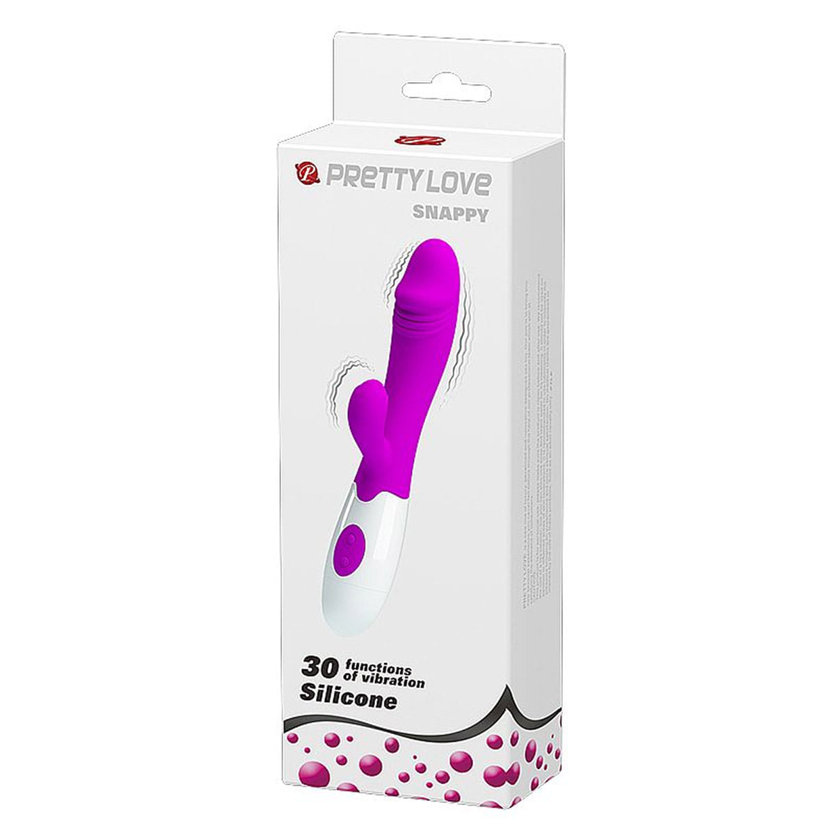 Snappy Vibrador com Estimulador Clitoriano com 30 Vibrações Sexy Import
