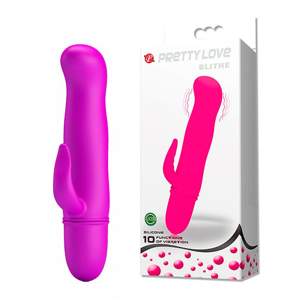 Pretty Love Blithe Vibrador com Plug Lateral e 10 Modos de Vibração Sexy Import