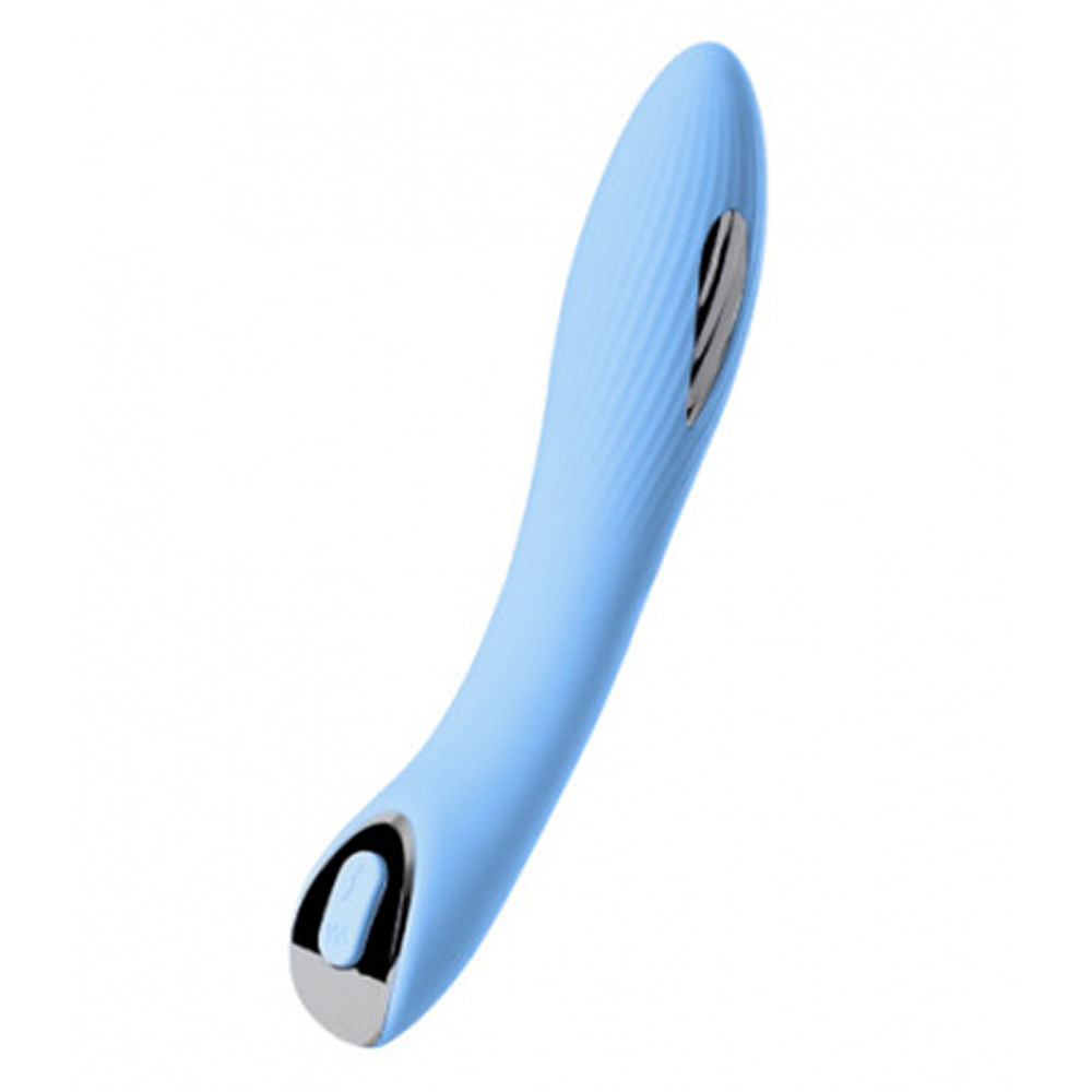 Vibrador com Eletroestimulacao Tesla G Point Azul- GOZZE SEX SHOP