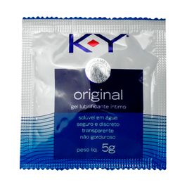 Sachê K-Y Original Lubrificante Íntimo a Base d’ Água 5g