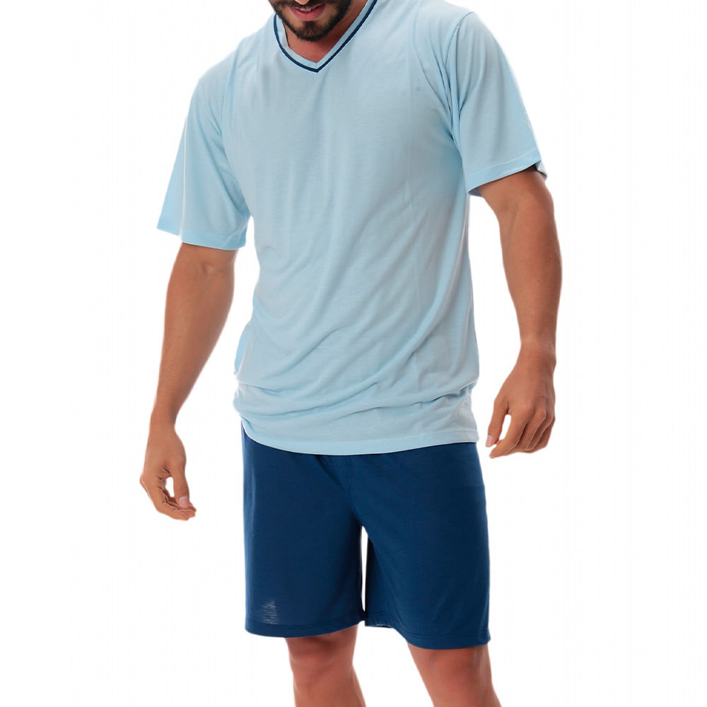 Pijama Vivo Manga Curta Masculino Victory