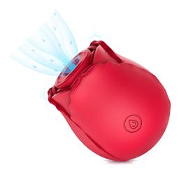 S-Hande Midnight Rose Estimulador de Clitóris com 10 Pulsações Sexy Import