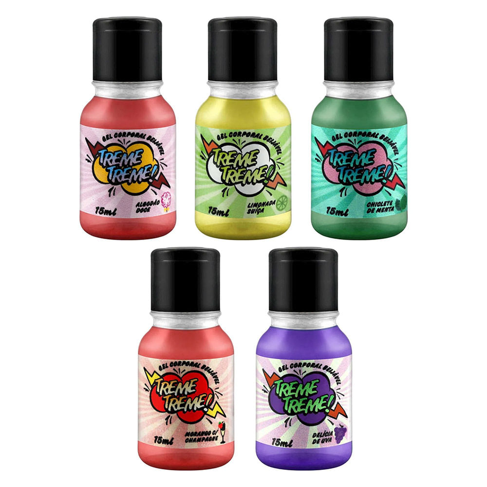 Treme Treme Gel Corporal Beijável 15ml Garji