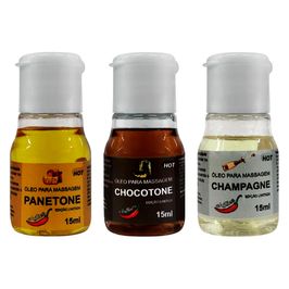 Óleo para Massagem Comestível Hot 15ml Chillies