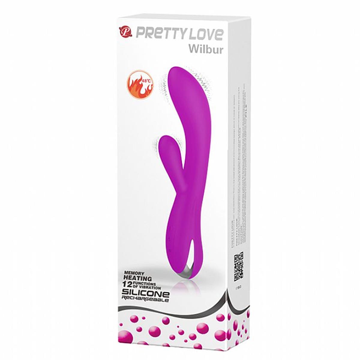 Pretty Love Wilbur Estimulador de Ponto G e Clitóris com 12 Funções de Vibração Sexy Import