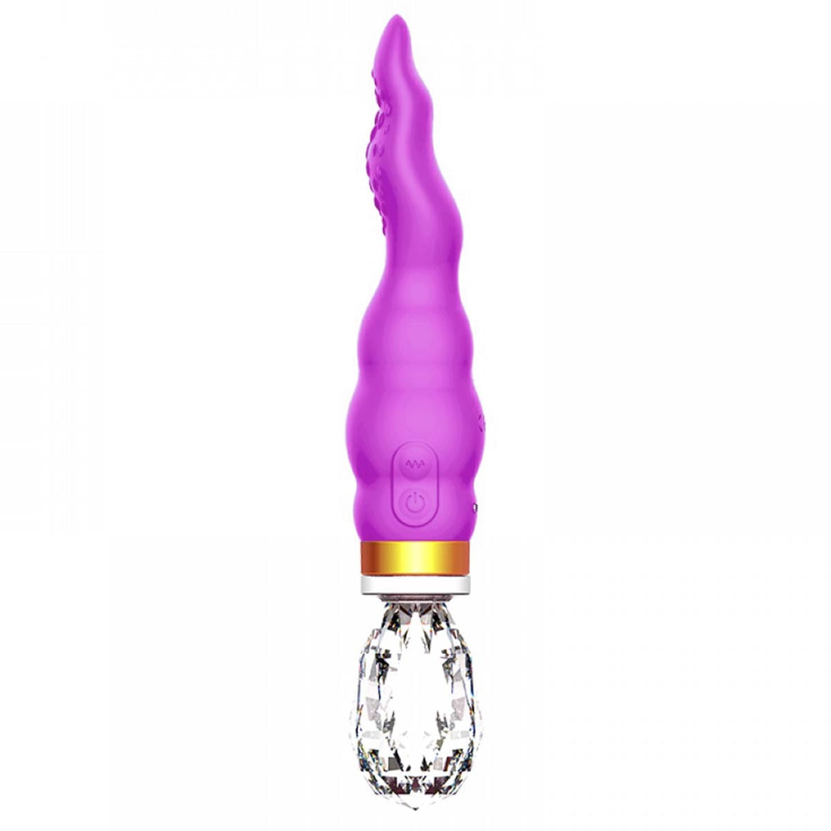 Vibrator Hantewei AV-03 Estimulador Clitoriano em Formato de Língua com Jóia Cristal Vip Mix