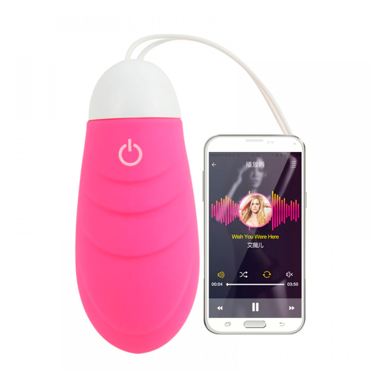 Man Nuo AiDi Bullet Massageador com 10 Modos de Vibração Vip Mix