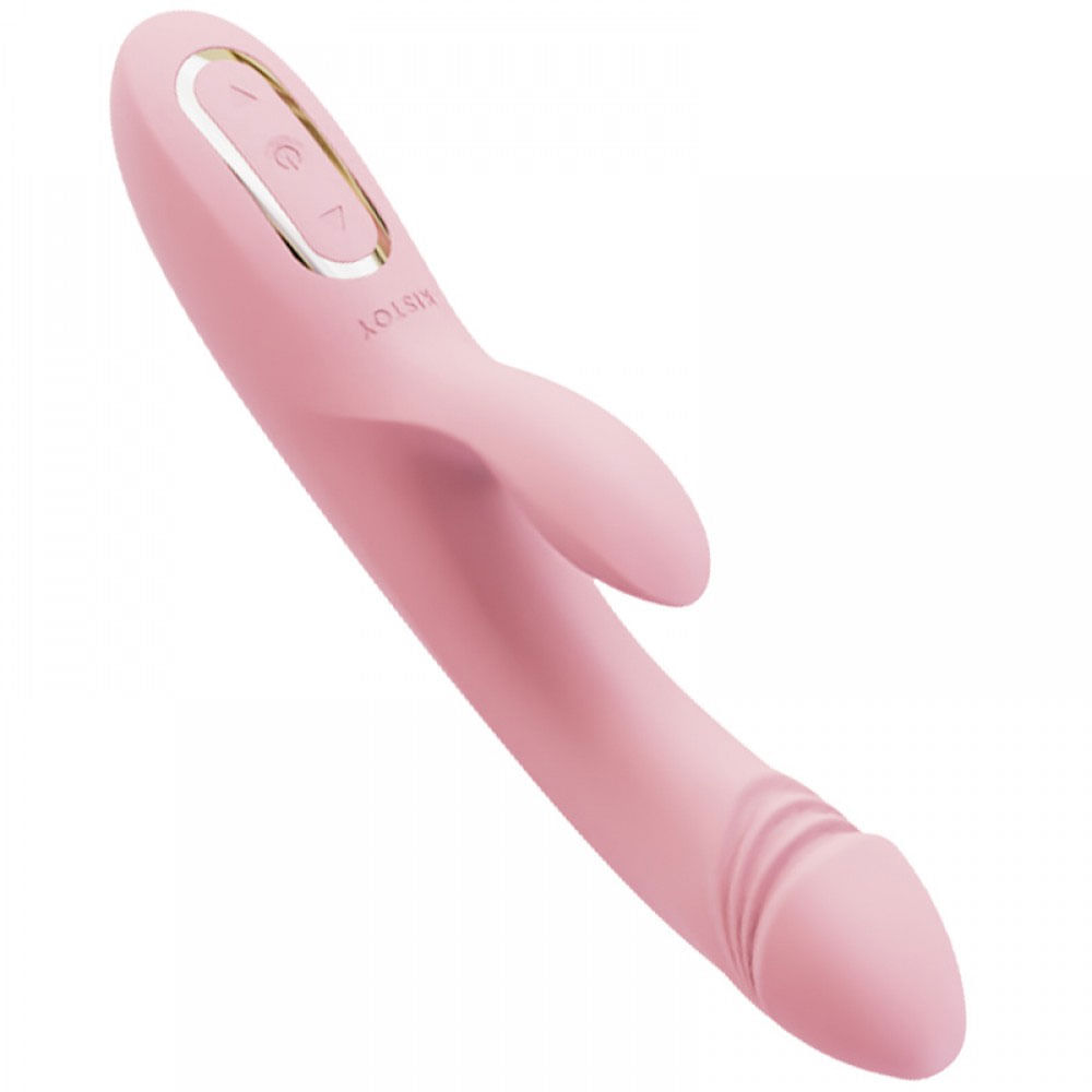 Kistoy Katy Vibrador com Estimulador de Clitoris e 12 Modos de Vibração Vip Mix